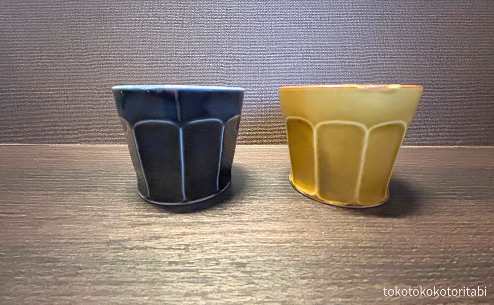 磁器の湯飲み