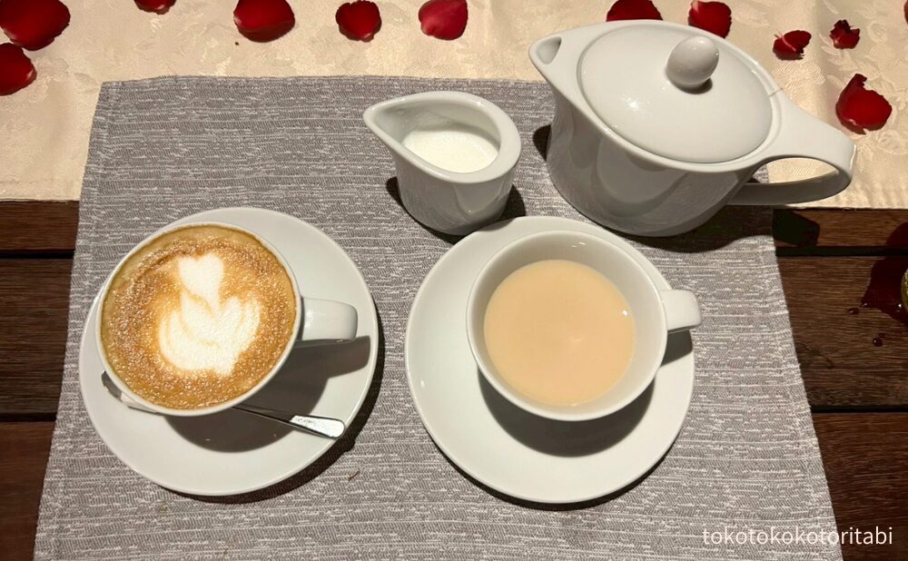 カフェオレとイングリッシュブレックファストwithミルク