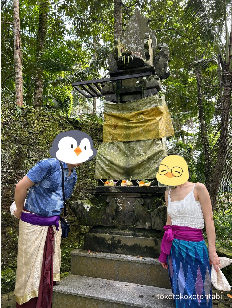 寺院にお供え
