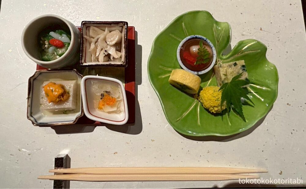 八寸、酢の物