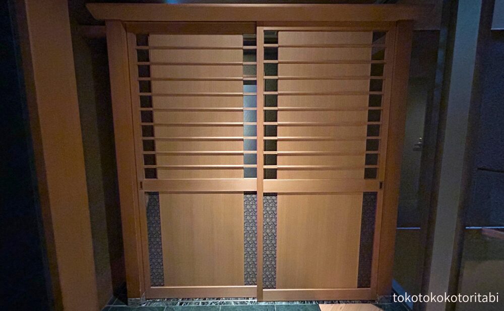 部屋の入り口