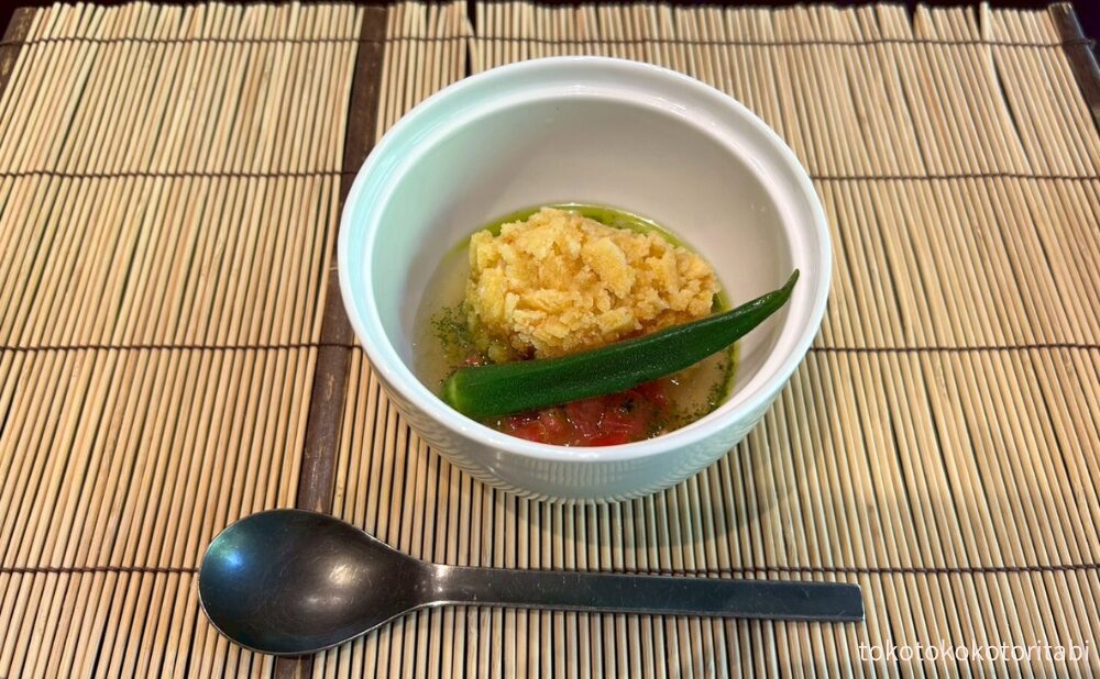 温物：マッシュポテトのおかき揚げ