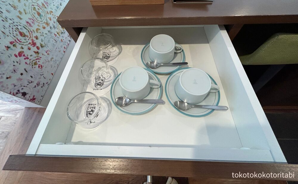 グラス、コーヒーカップ