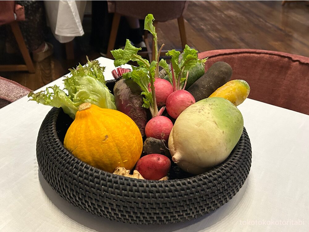 使われている野菜たち