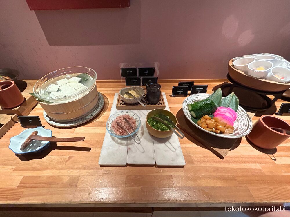 冷奴/薬味/漬物/納豆