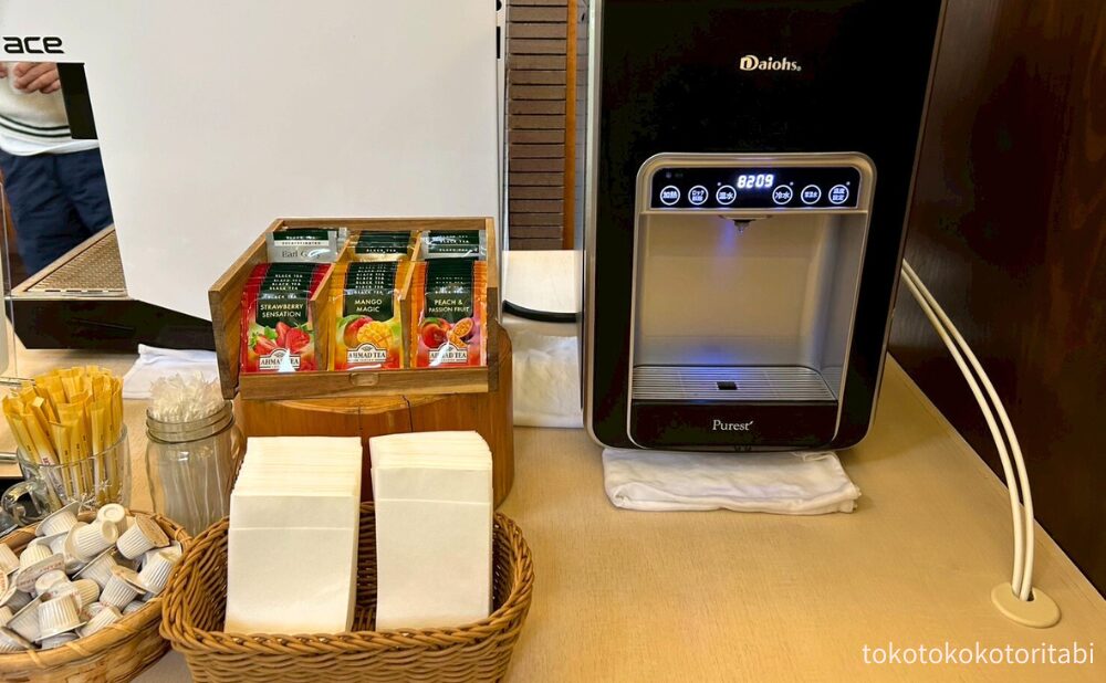 ティーバッグ6種、ウォーターサーバー