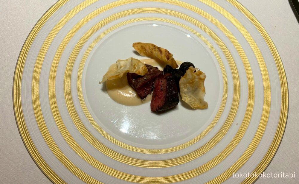 鹿肉と葡萄のアロースト