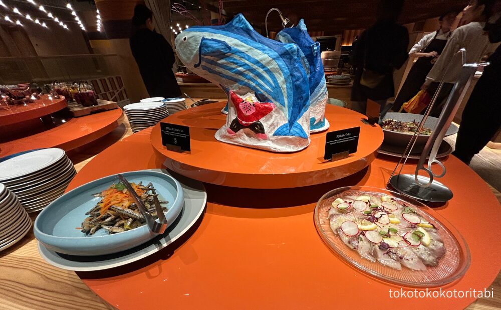 きびなごのエスカベッシュ/ブリのカルパッチョ