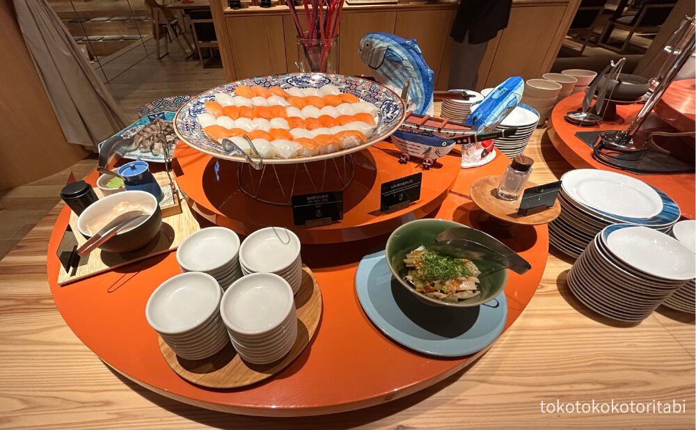 柚の酢のお寿司/ふきと筍の塩きんぴら