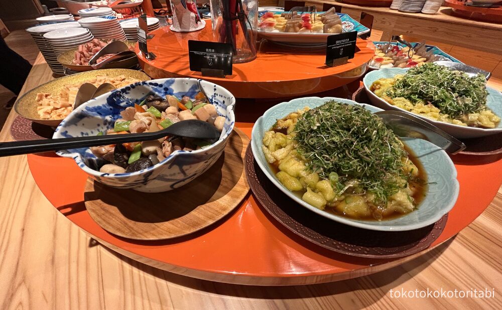 筑前煮/焼きナスのたたき