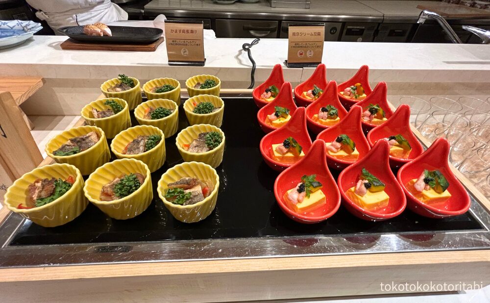 かます南蛮漬け/南京クリーム豆腐