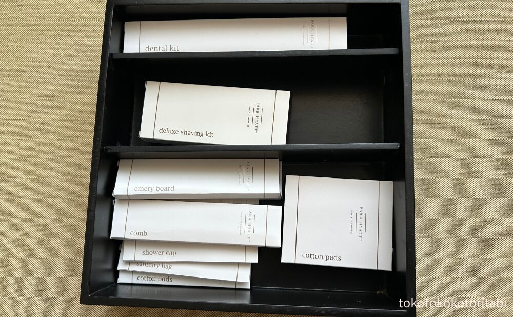 歯ブラシ/シェービングキット/爪とぎ/クシ/シャワーキャップ/綿棒/コットン