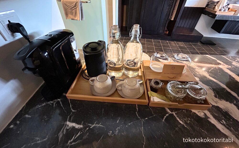 エスプレッソメーカー/ケトル/水/カップ/グラス/ハーブティー