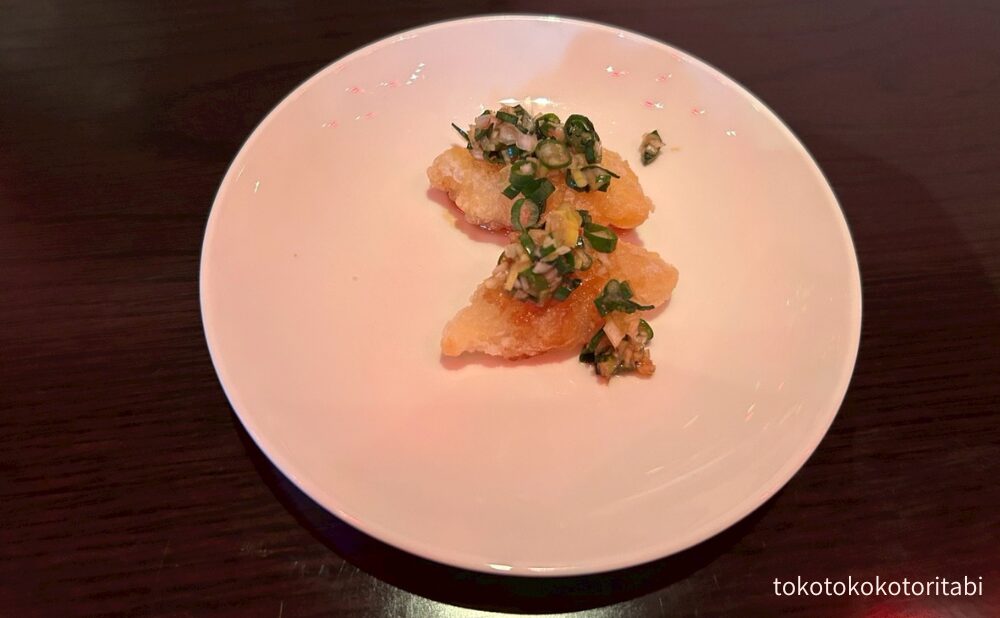 カレイの油淋ソース