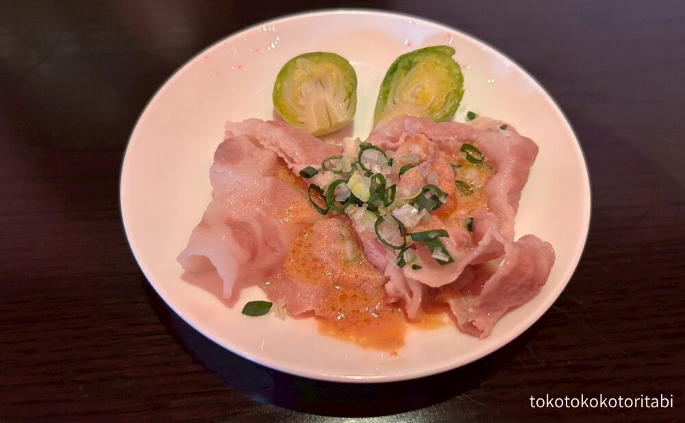 松坂豚の胡麻ソース(2人前)