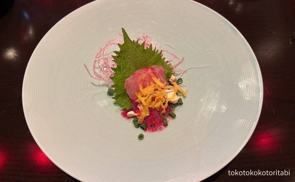 真鯛のチャイニーズサラダ