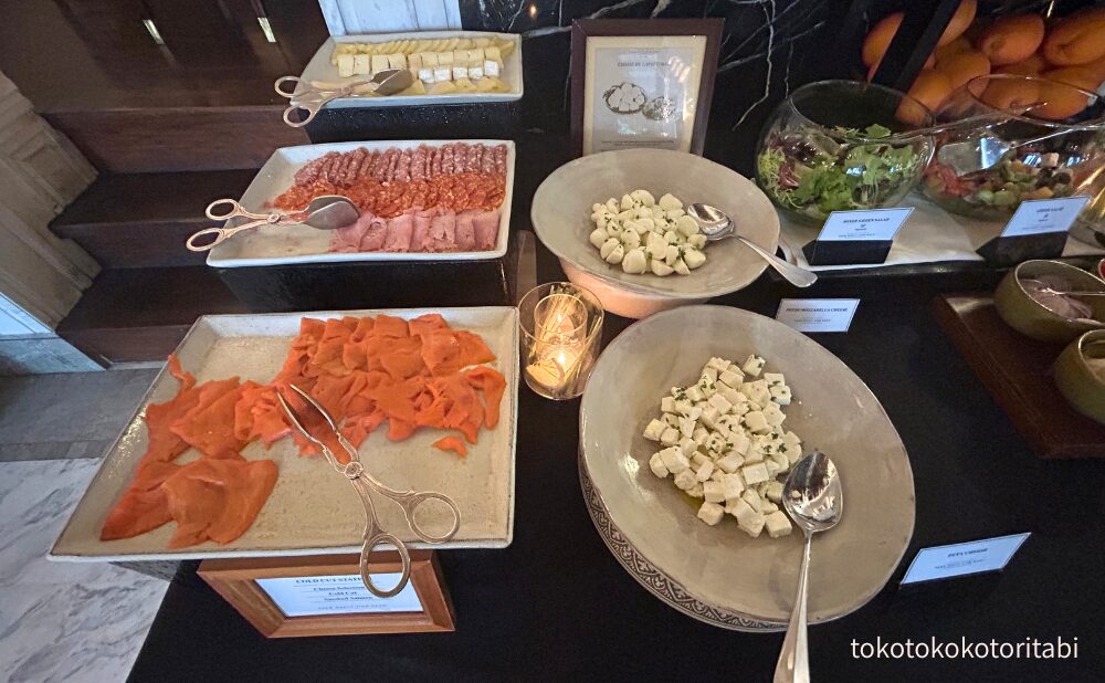 カマンベールチーズ/フレッシュモッツァレラチーズ/フェッタチーズ/ハム・サラミ/スモークサーモン