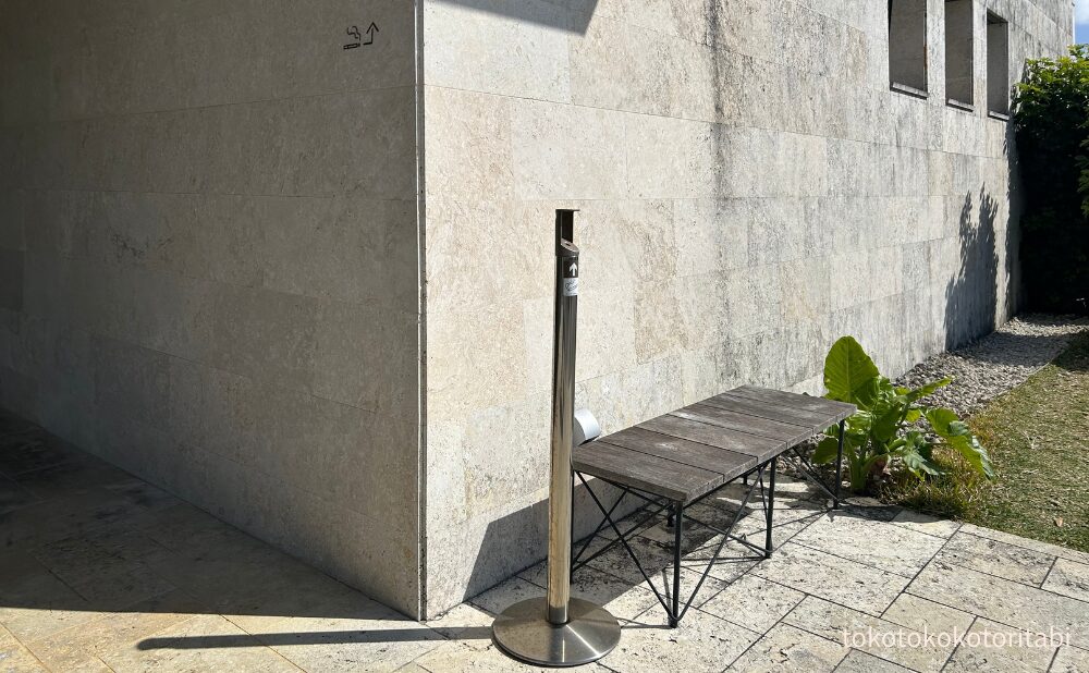 レセプション裏