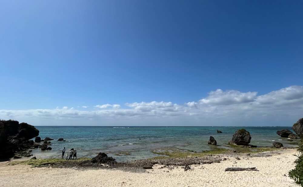 バンタカフェ前のビーチ