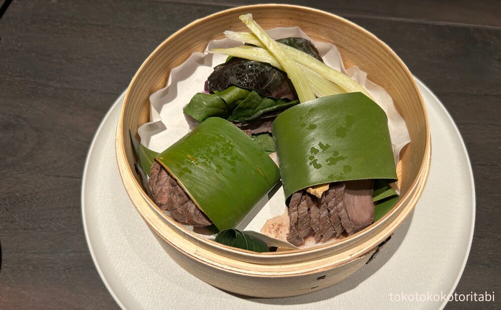 牛肉の琉球ぬちぐさ蒸し