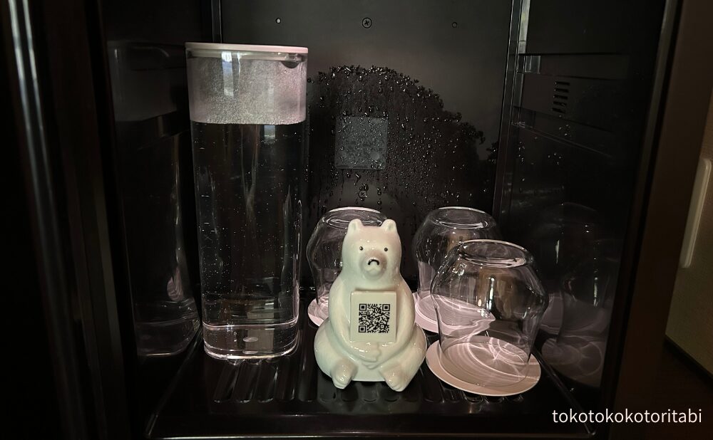 ウォータージャグ/ドリンクメニューのQRコード/グラス