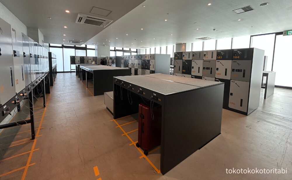 バゲージルーム内