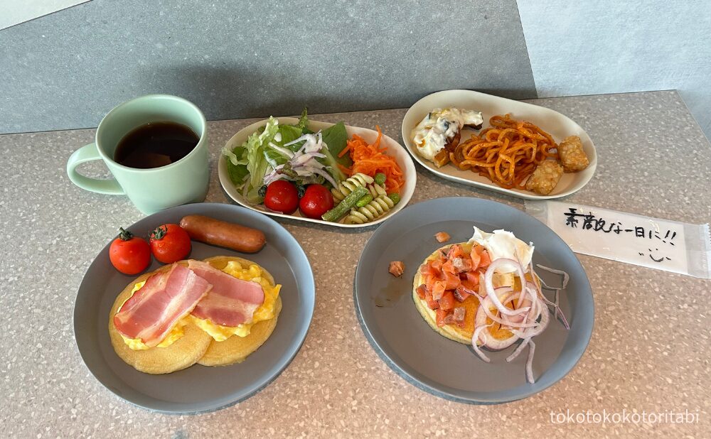 朝食ビュッフェ1回目