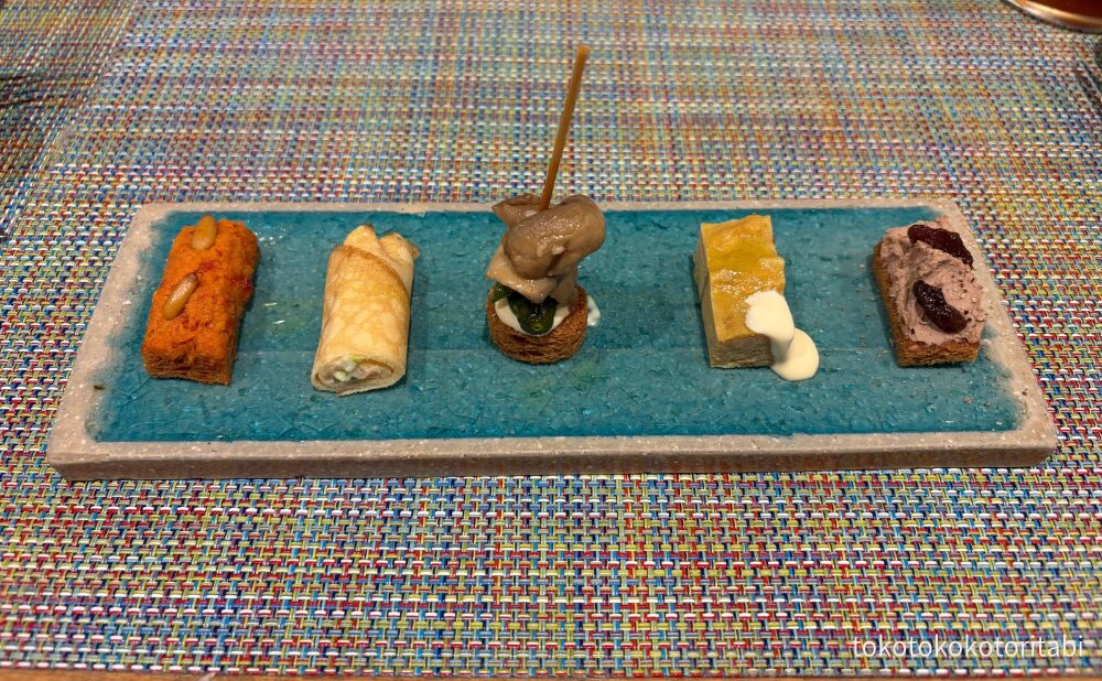 ピンチョス5種の盛り合わせ