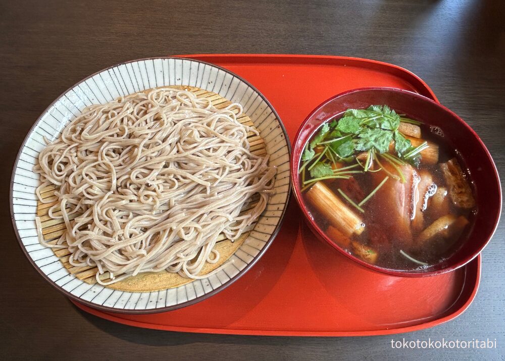 鴨出汁つけ蕎麦